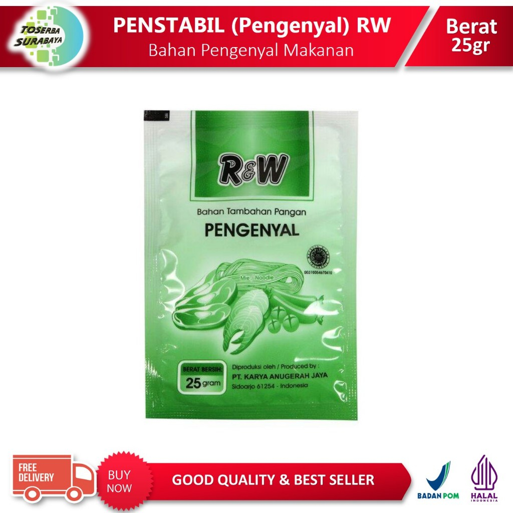 

PENSTABIL (PENGENYAL) Makanan Merk Rajawali Sachet 25gr BEST Product & Price