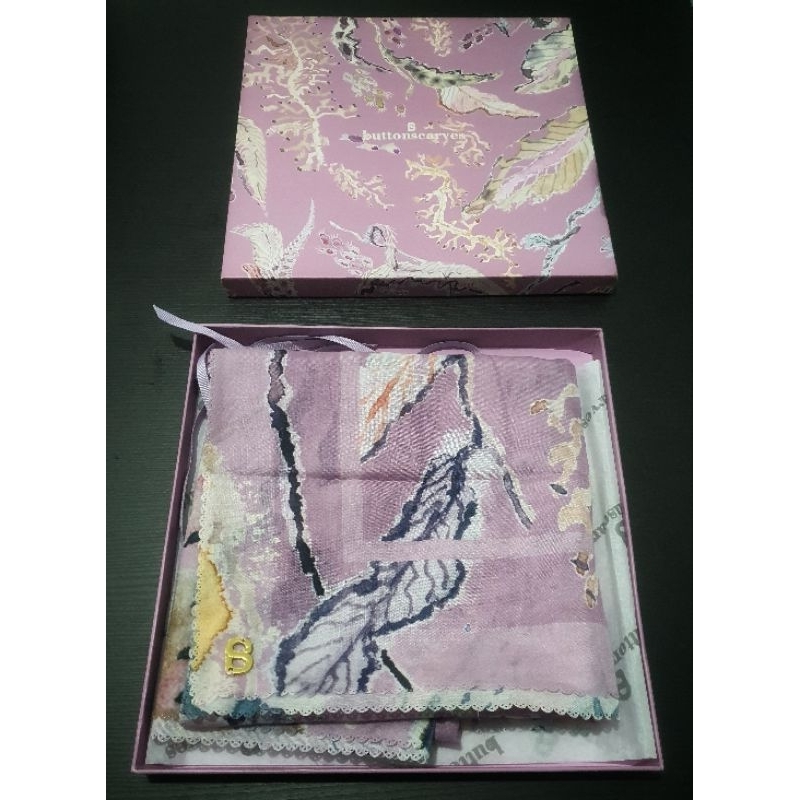 BUTTONSCARVES LE COSTA - ORCHID - PRELOVED