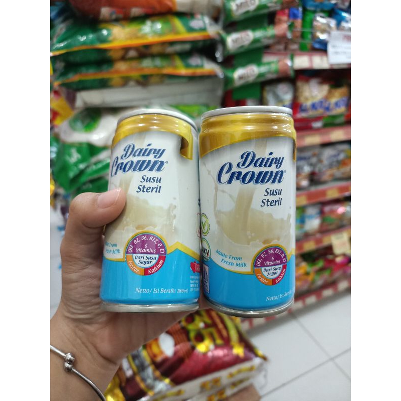 

Dairy Crown Susu Steril 189ml