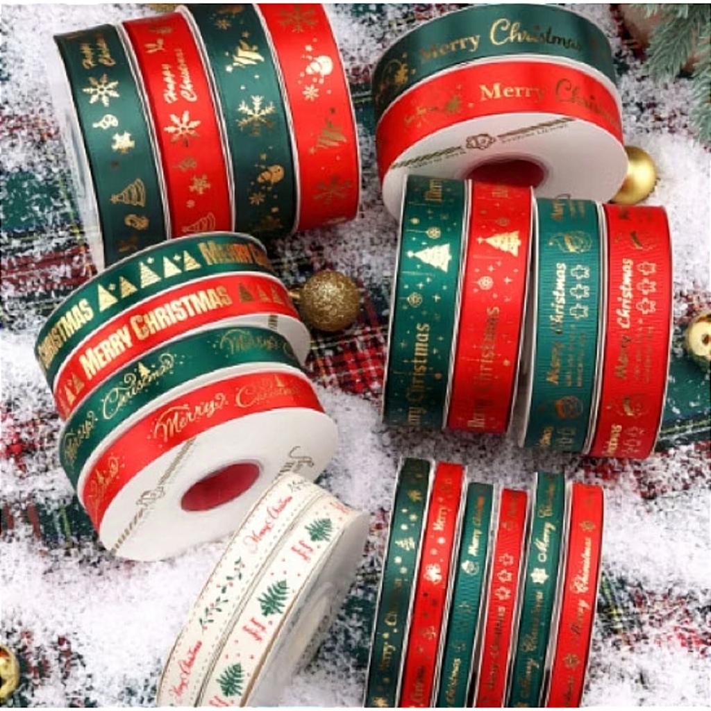 

Pita Natal Satin Christmas Ribbon ½" 1,25cm