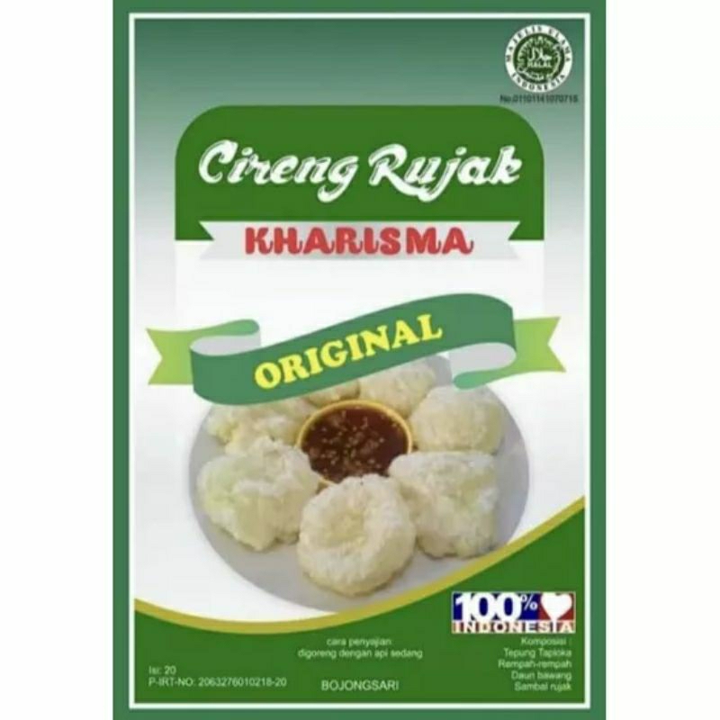 

Kharisma Cireng Rujak Rasa Original isi 20