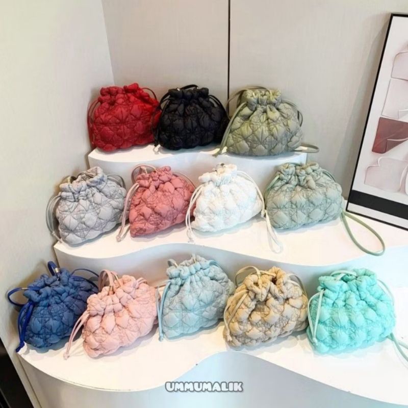 PUFFY DUMPLING BAG / TAS SERUT PUFFY / TAS SELEMPANG PUFFY