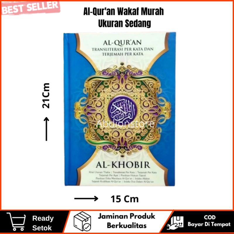 

Al-Qur'an Terjemah Ukuran Sedang Perkata Latin