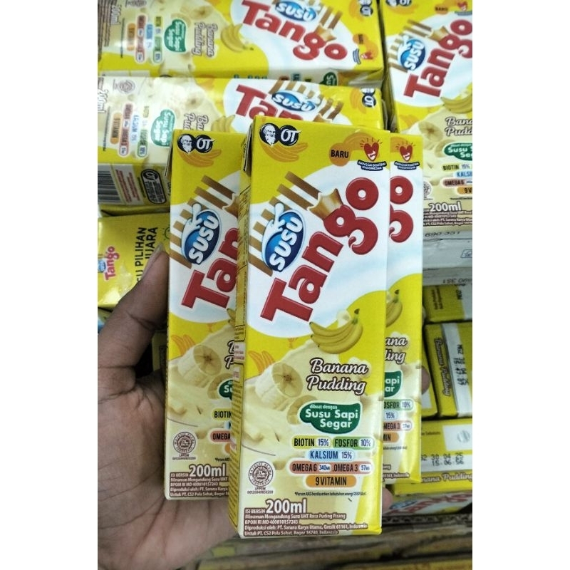 

TERMURAH !! NEW SUSU TANGO RASA BANANA PUDING 200ML BELI2GRATIS1