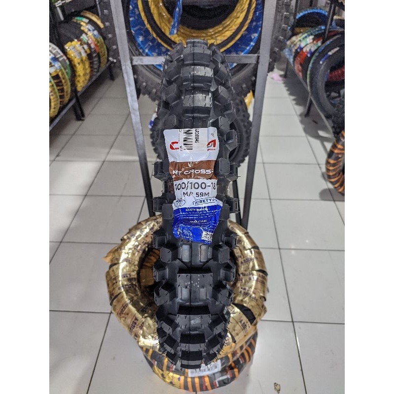[READY COD] BAN MOTOR CROSS TRAIL CORSA MT CROSS X UKURAN 100/100-18