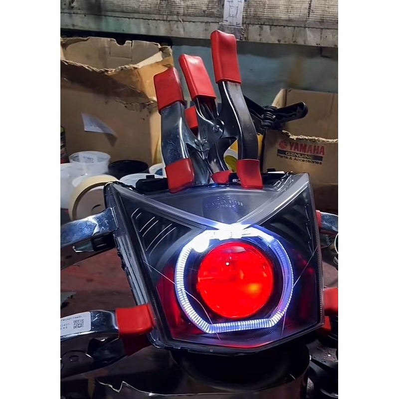 Lampu depan beat fi set biled AES gen 1 2013-2016 2.5 inc set biled beat fi karbu honda set relay pn
