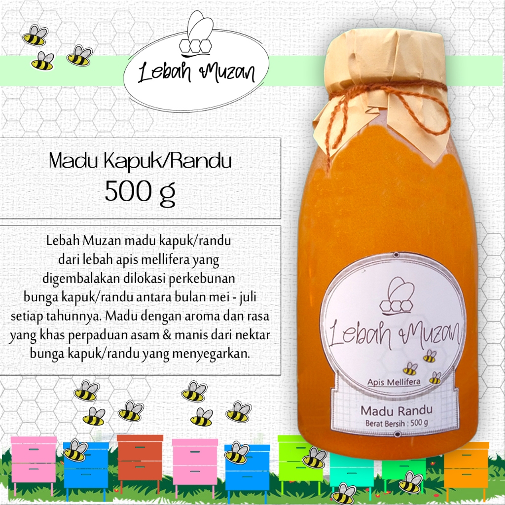 

madu kapuk randu 500 gram | madu murni | madu