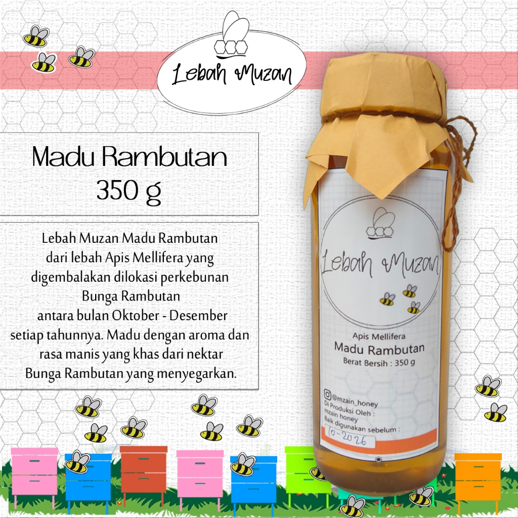 

Madu | Madu Rambutan 350 gram