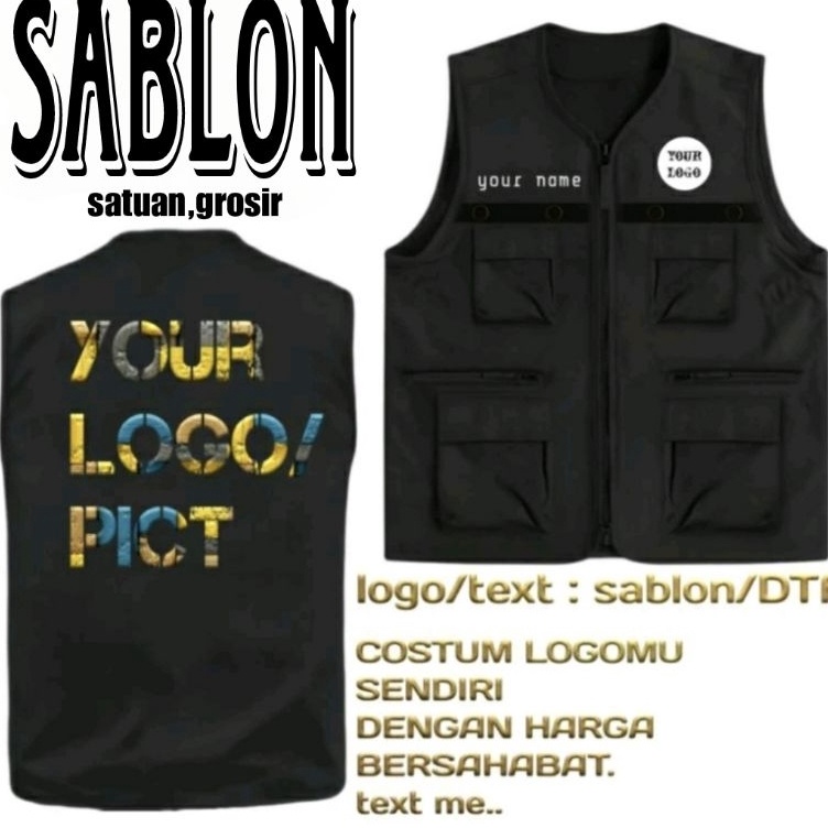 KODE K9T ROMPI TACTICALROMPI MULTI FUNGSICOSTUM NAMALOGO