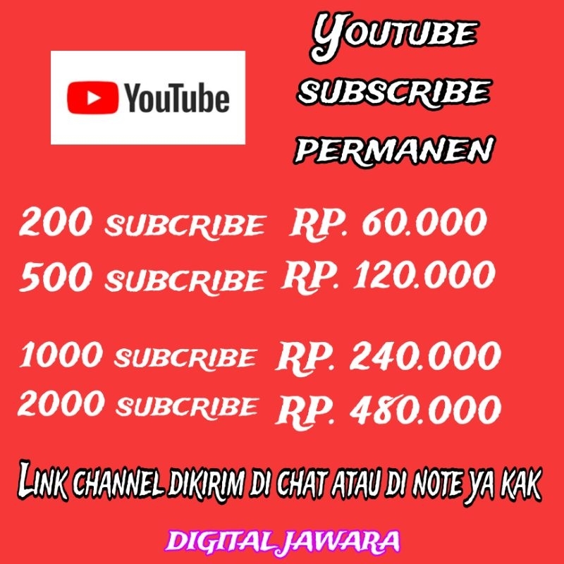 YOUTUBE VIEW, LIKE, SUBSCRIBE PROSES  CEPAT DAN PERMANEN TERMURAHHH