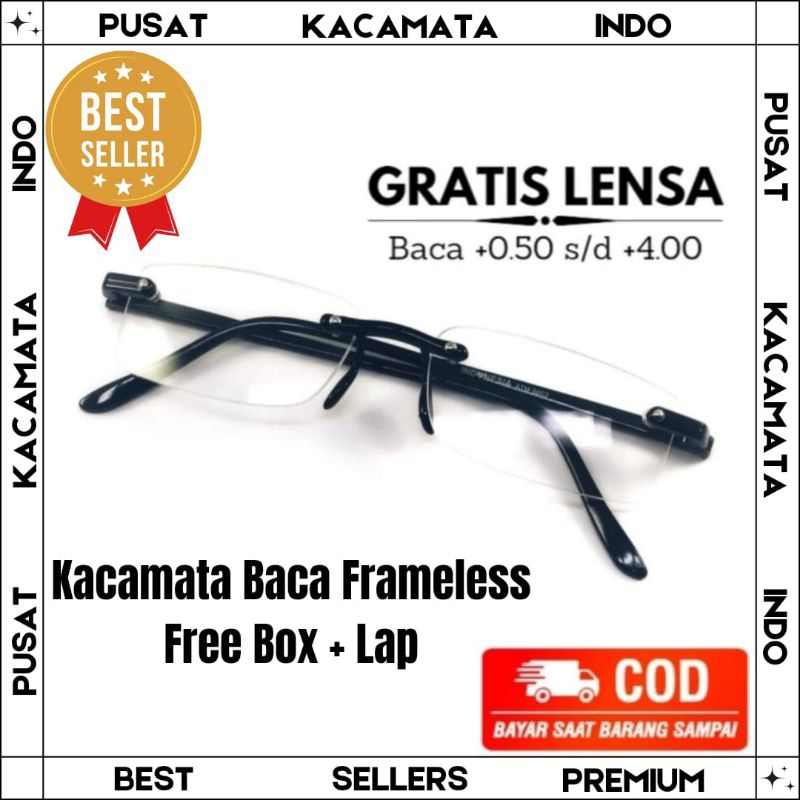 Kacamata Baca Plus Lentur Ringan ORI Anti radiasi UV Pria Wanita