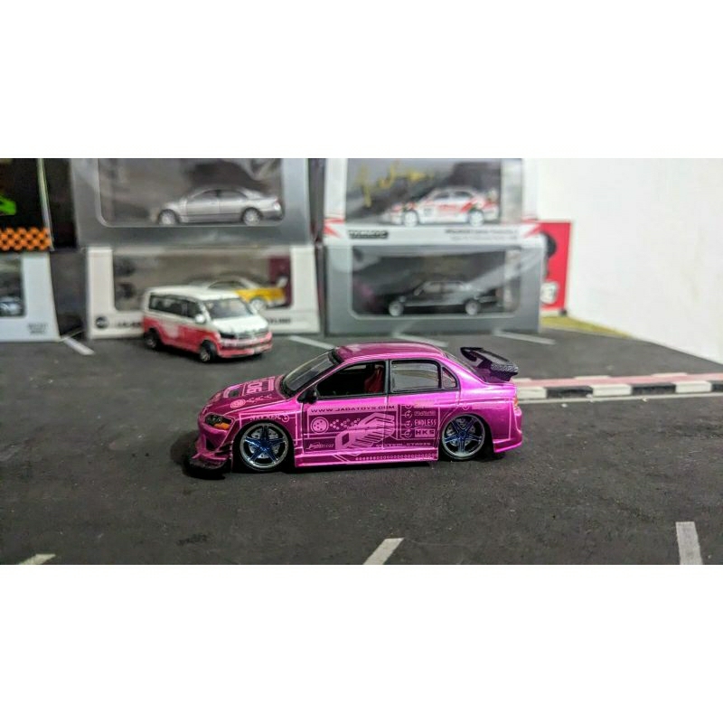 Diecast Jadatoys Jada Toys Mitsubishi Lancer Evolution VIII Pink Loose
