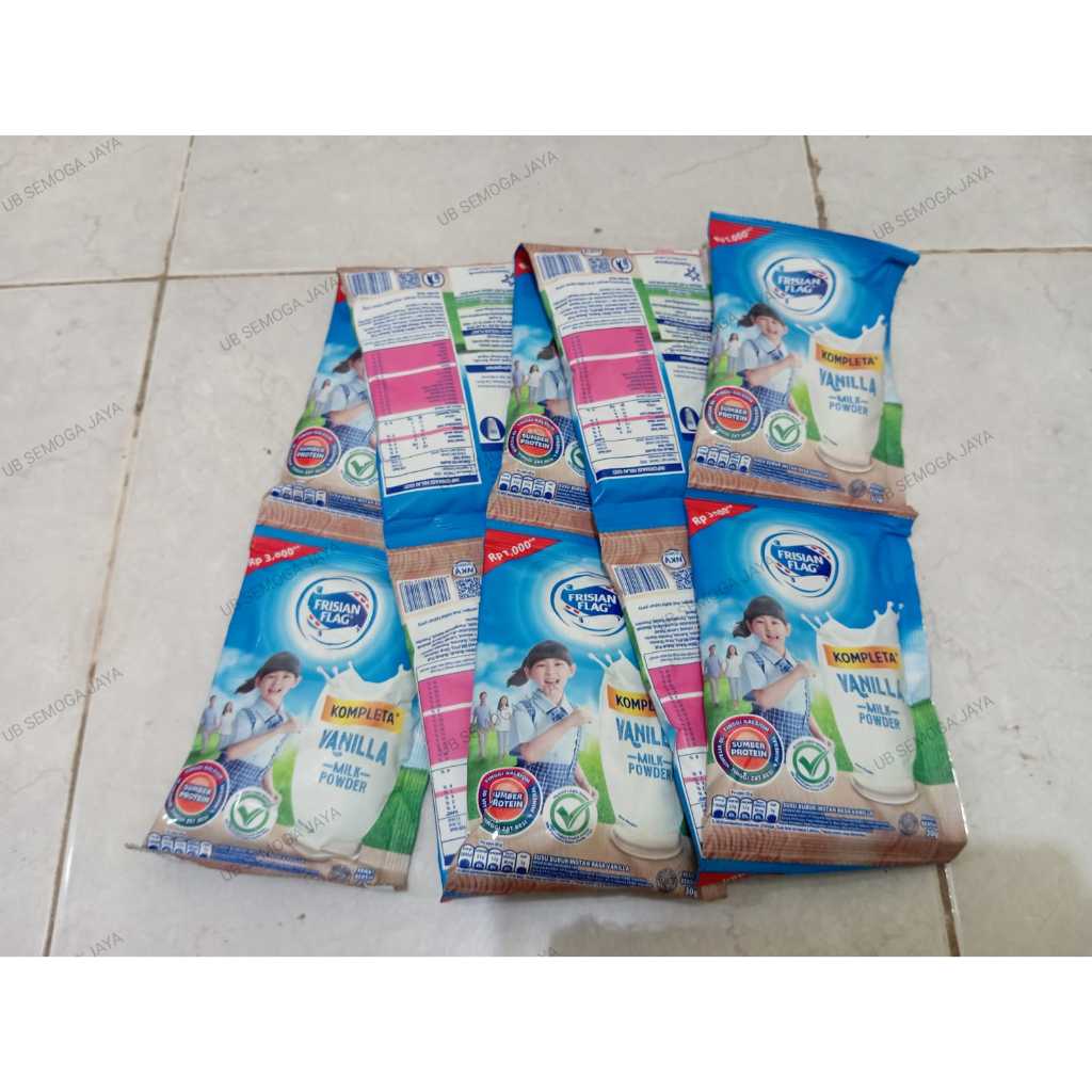 

Susu Bubuk FRISIAN FLAG Kompleta Milk Powder 1 Renteng isi 10 Sachet