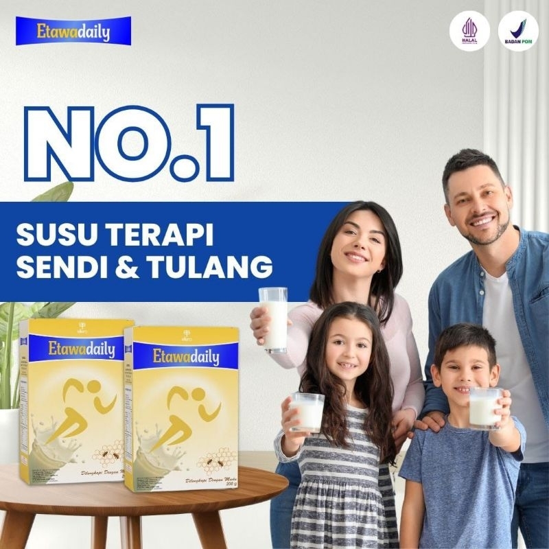 

Etawadaily Susu Kambing Solusi Asam Urat dan Nyeri Sendi - 1 Box Etawa Daily