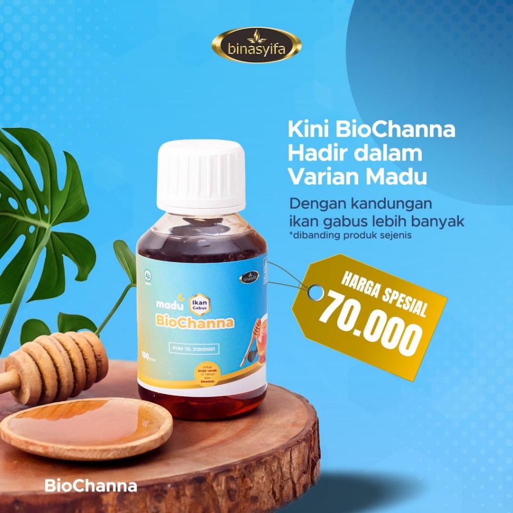 

MADU BIOCHANNA - Madu Ikan Gabus Premium BinaSyifa