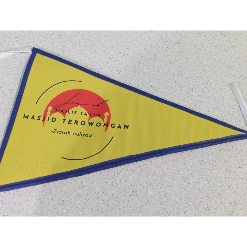 Bendera Travel Segitiga/Bendera Custom Travel/Bendera Segitiga Tour