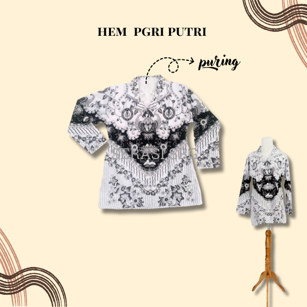 SERAGAM PGRI PUTRI|SRAGAM PGRI PURING|SERAGAM PGRI PREMIUM