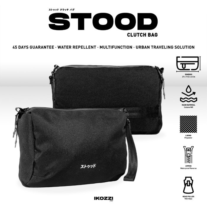 IKOZZI STOOD | TAS SELEMPANG PRIA SLINGBAG CLUTCH - TAS TABLET 11 INCH Mikel2527