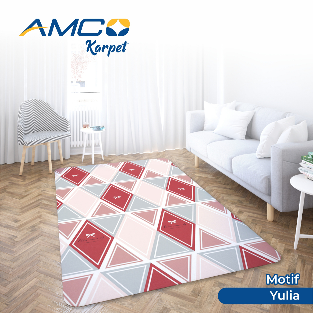 Amco Karpet - Karpet Busa Malaysia Motif Minimalis Ukuran 140X190 | 190X225 | 190X270 CM
