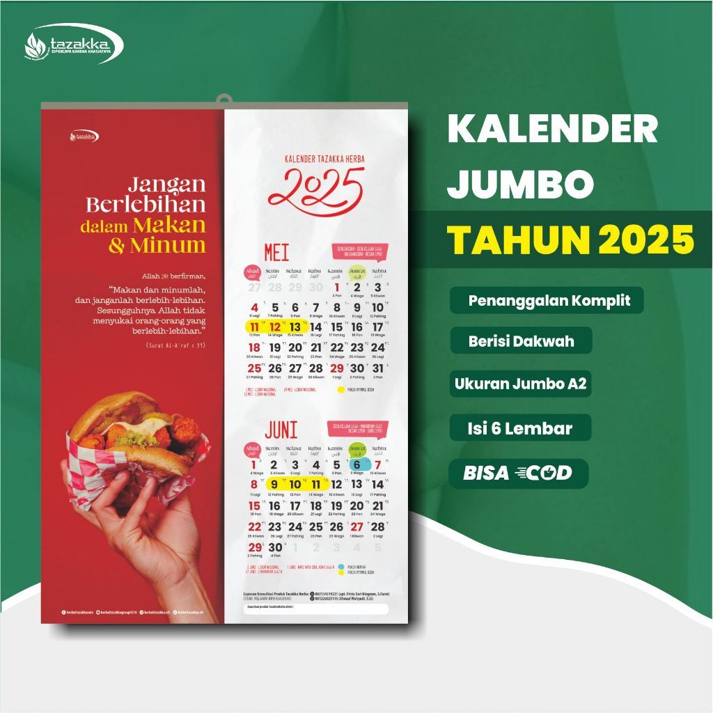 

Kalender 2025 Terbaru Aesthetic untuk Dinding Ukuran Besar Cocok Untuk Hiasan Dinding berisi Kalender Dakwah Dan Lain Lain