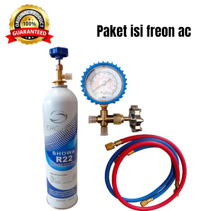 PAKET LENGKAP ISI FREON AC RUMAH FREON AC R22