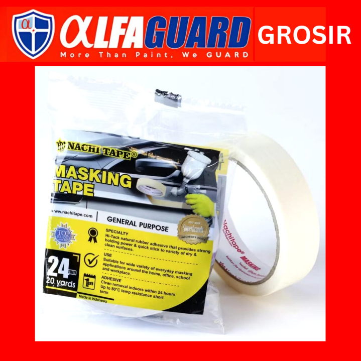 

Masking Tape Nachitape 24mm 20 yard Selotip Kertas Nachi