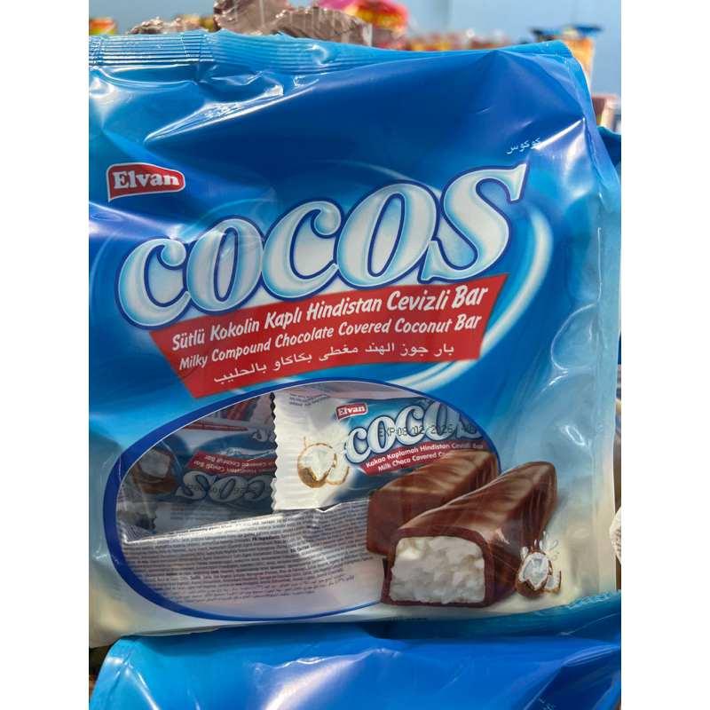 

elvan Cocos milk compound chocolate covered coconut bar