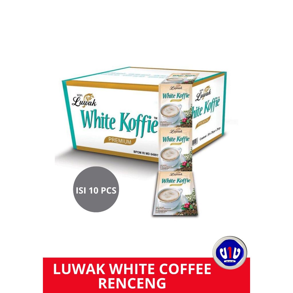 

LUWAK WHITE KOFFIE Renceng Isi 10 Pcs