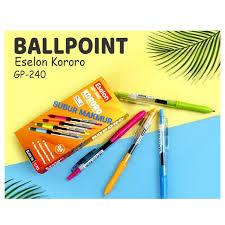 

Pulpen Gel ESELON GP-240 KORORO / 1 pcs Pulpen Gel Cetek 0.5mm