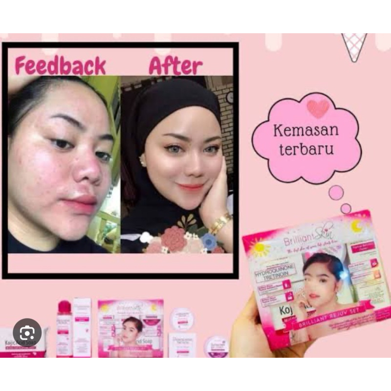 TERMURAH ECER SERUM AHA HA NOMOR BPOM ADA IZIN EDAR INDONESIA AMAN TANPA PARABEN TINTED REJU BRILLIA