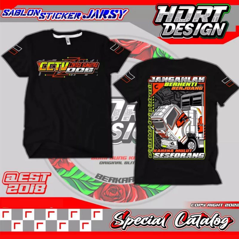 kaos truk special cctv truk lintas sumatra