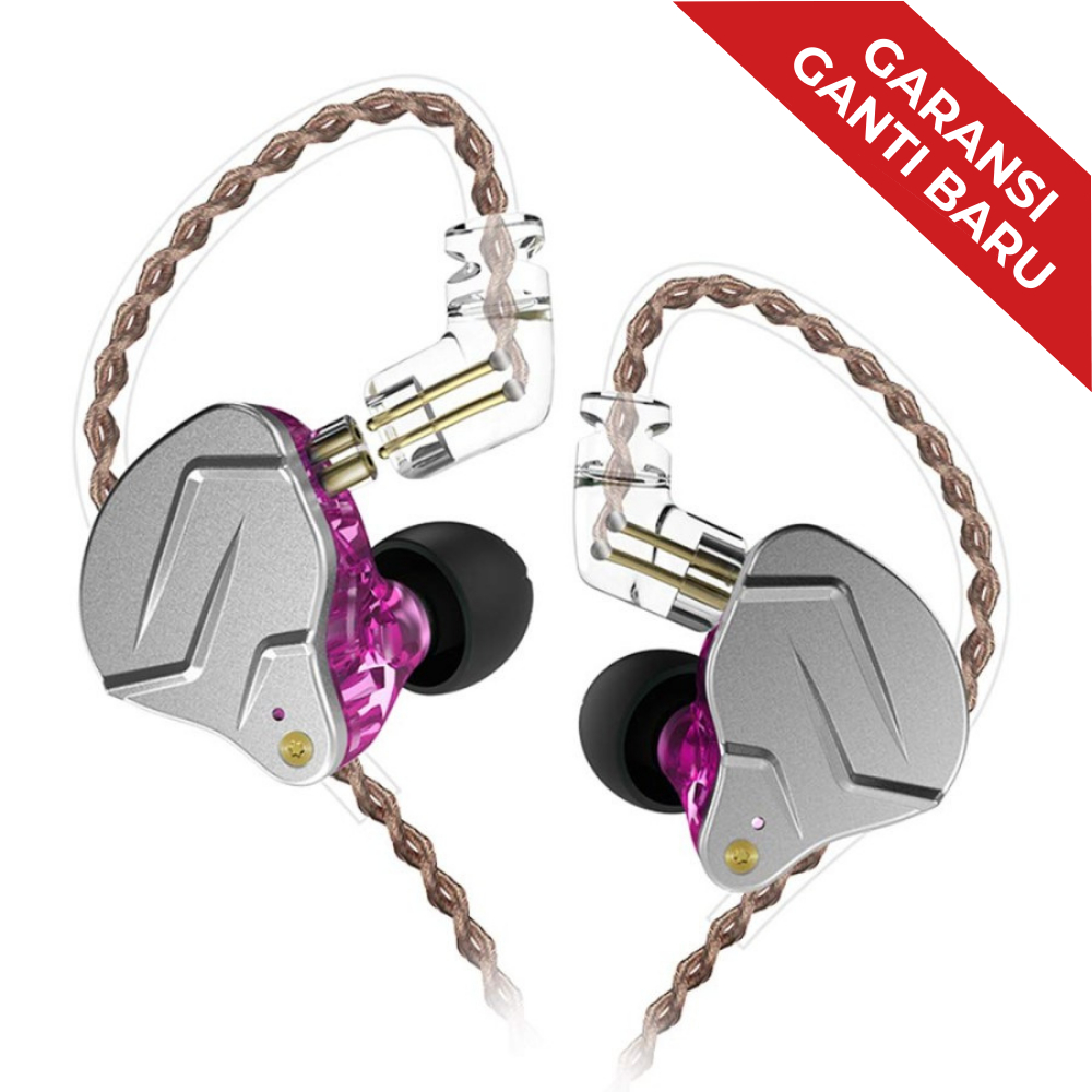 Knowledge Zenith KZ-ZSN PRO Hybrid 1BA 1DD HIFI Bass In Ear Earphones Microphone