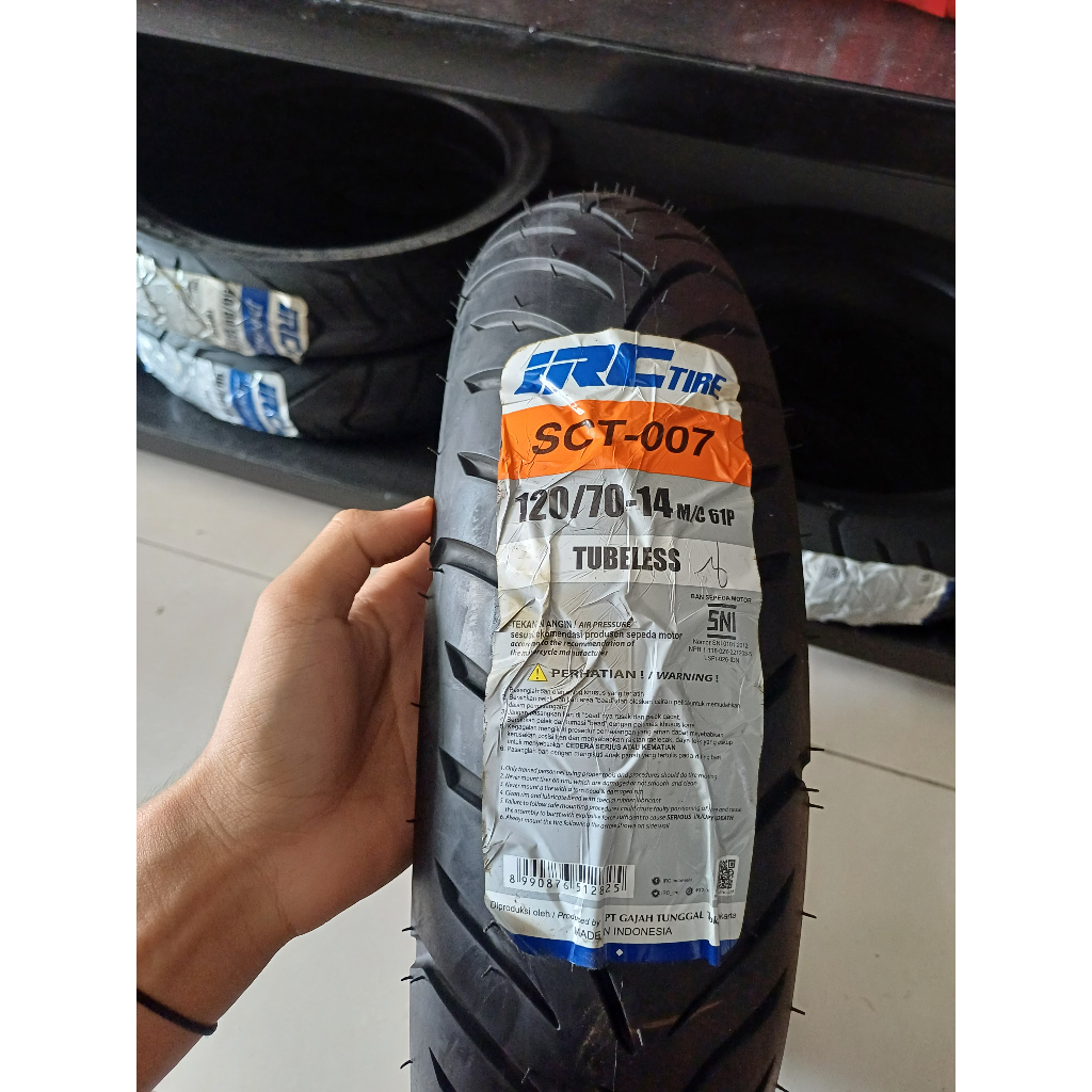 IRC 120 / 70 - 14 SCT-007 Tubeless ban luar motor PCX 150 vario 160