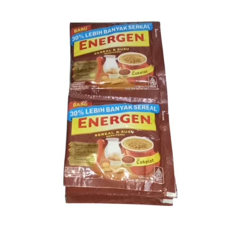 

Energen Sereal Sachet 1 Renteng isi 10 Sachet