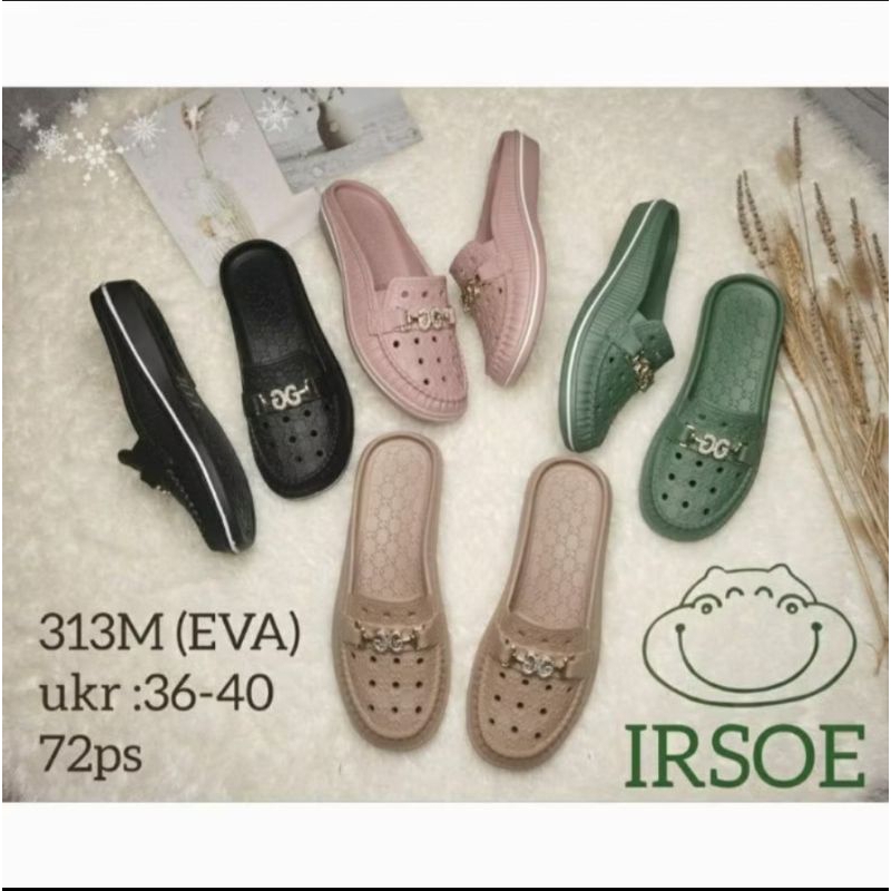 sandal slop irsoe wanita terbaru