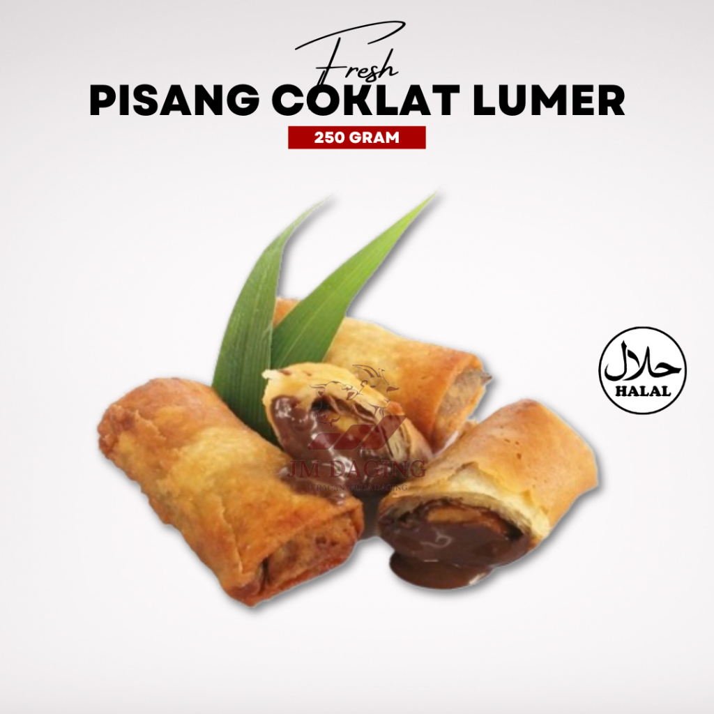 

Piscok Pisang Coklat Lumer isi 6 pcs Tangerang