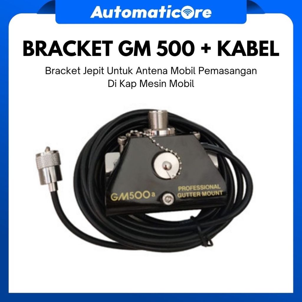 Bracket Radio Rig GM-500 GM 500 Bracket Antena Talang GM500