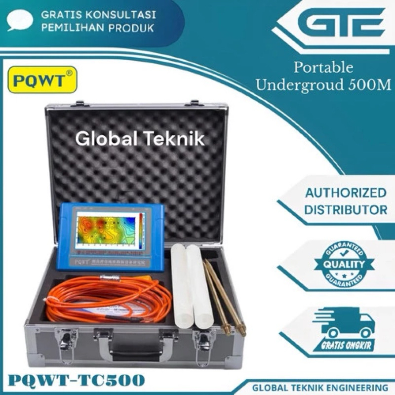 PQWT-TC500 undeground water detector Portable Undergroud 500M detector
