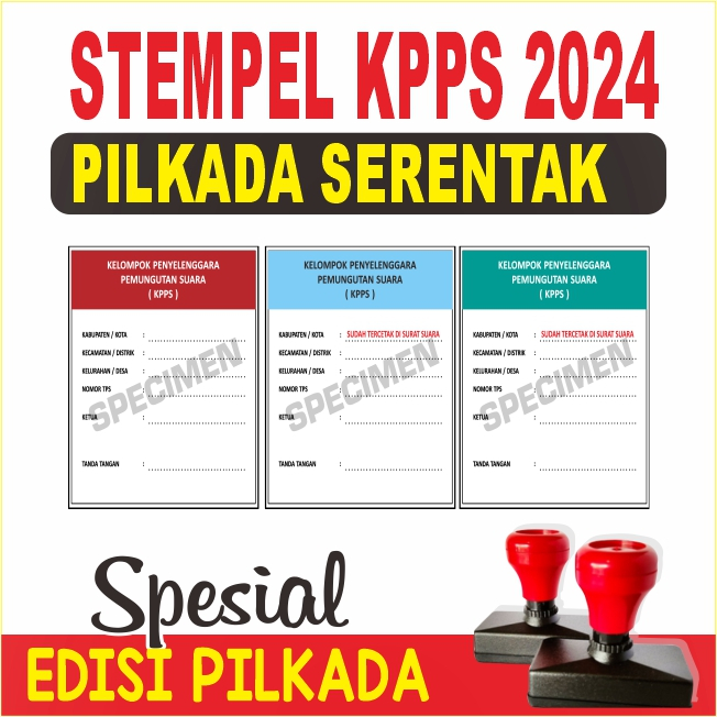 Stempel PILKADA | stempel kpps | stempel surat suara