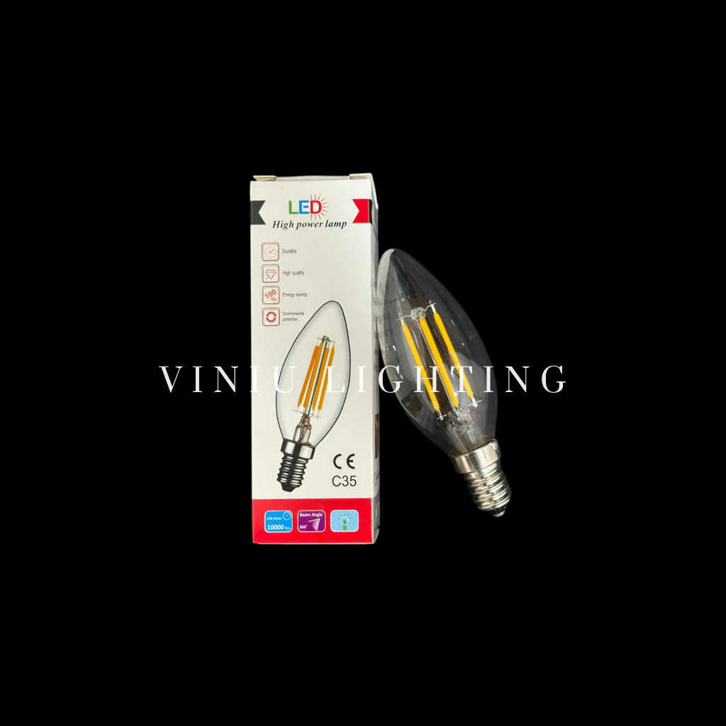 Bohlam LED Jantung Lampu Hias Gantung Meja Dinding - 4 Watt E14