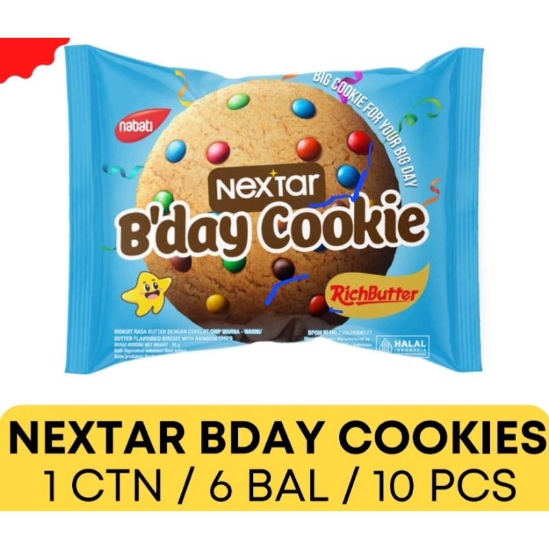 

nextae bday coocies 30g isi 10pcs BARU!!!