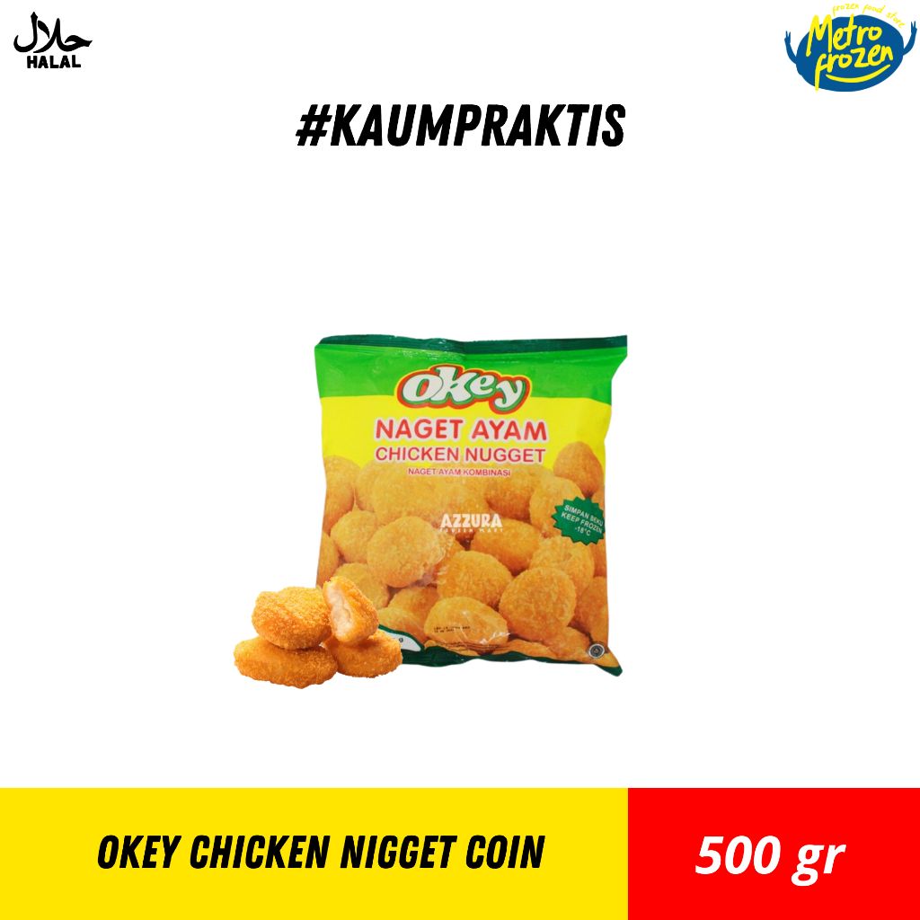 

Okey Chicken Nugget Coin 500gr