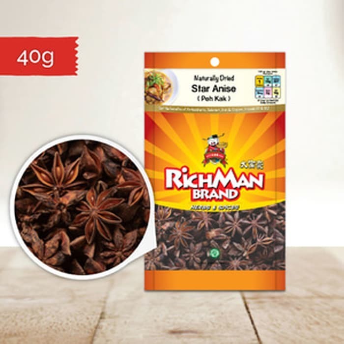 

bunga lawang pekak peh kak star anise rich man 40