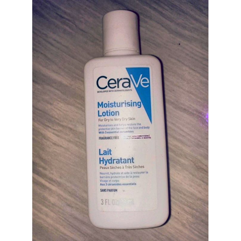 preloved CeraVe moisturizing lotion