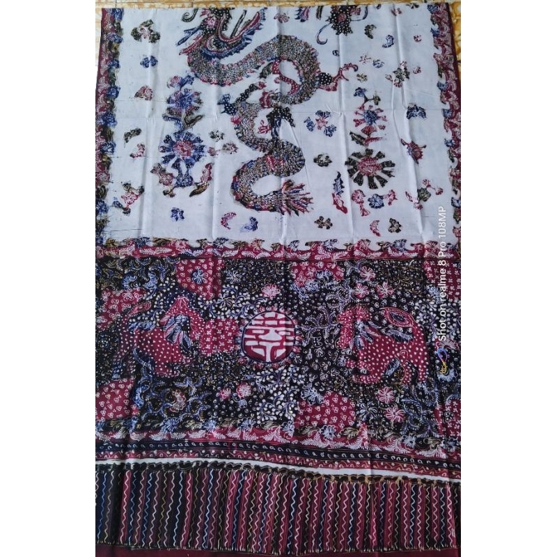 New Product Gendongan Bayi Sewek Naga Putih Batik Tulis Lasem