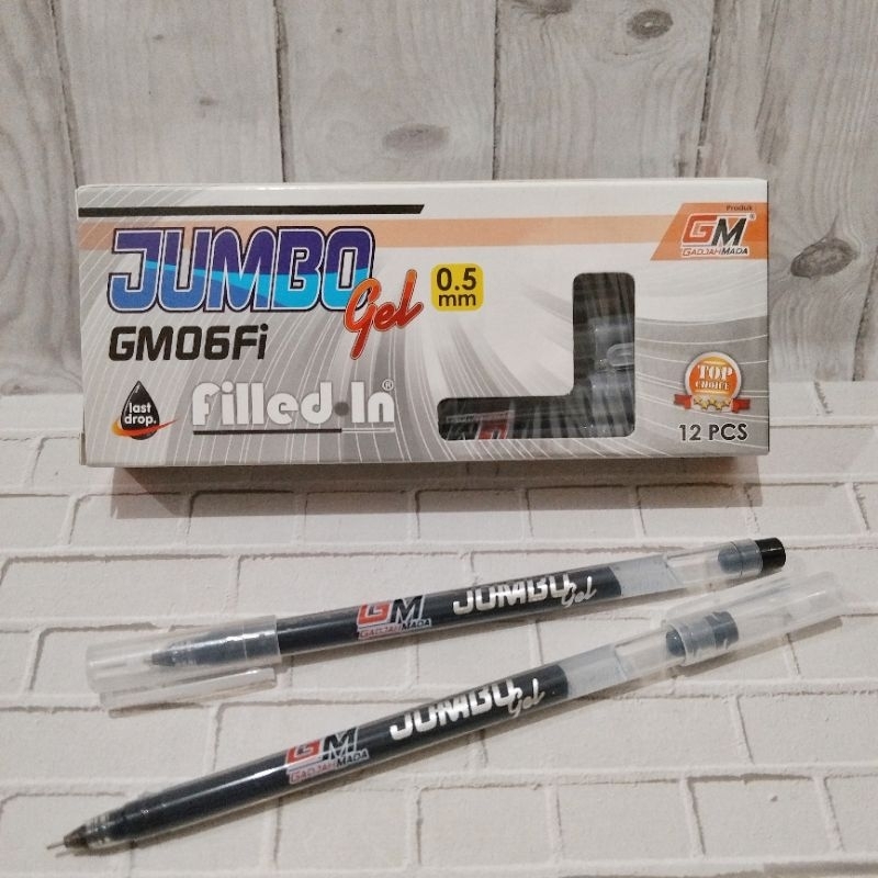 

Bolpoint Gajah Mada Jumbo GM-06Fi (tinta hitam)