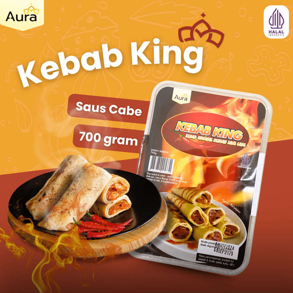 

Kebab King Saus Cabe 700 Gram