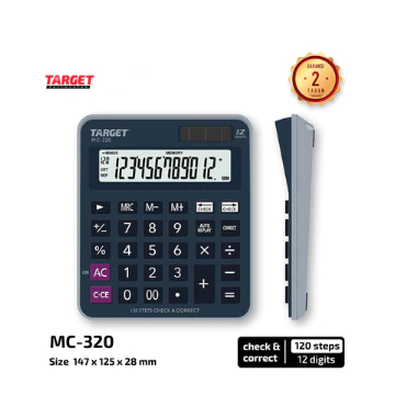 

Kalkulator Target MC-320 Check & Correct - Kalkulator Target