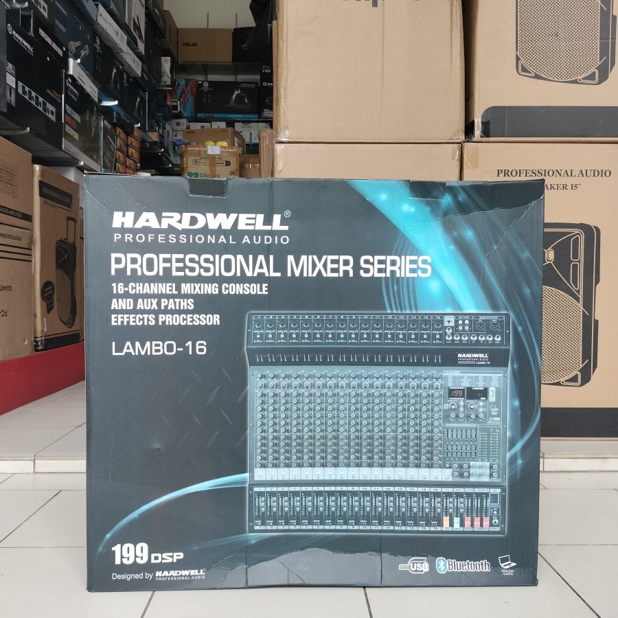 Mixer Audio 16 Channel Hardwell LAMBO 16 Original