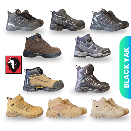 Safety Shoes Black Yak Original Safety BOA Sport High - Sepatu Safety Blackyak BOA Sport High